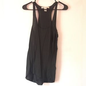 Black Racer Back Tank Top
